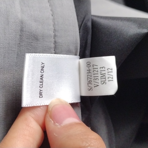 NWT Banana Republic Black Martin-Fit Lightweight Straight Leg Pants Women's 14S - Picture 7 of 7